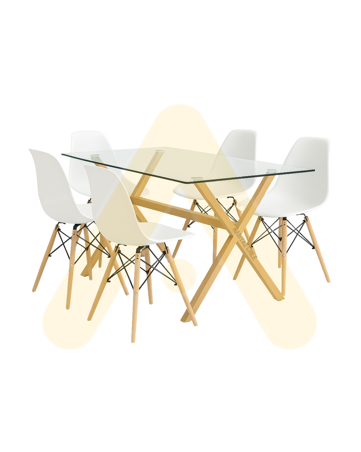 Comedor Eames X 140cm