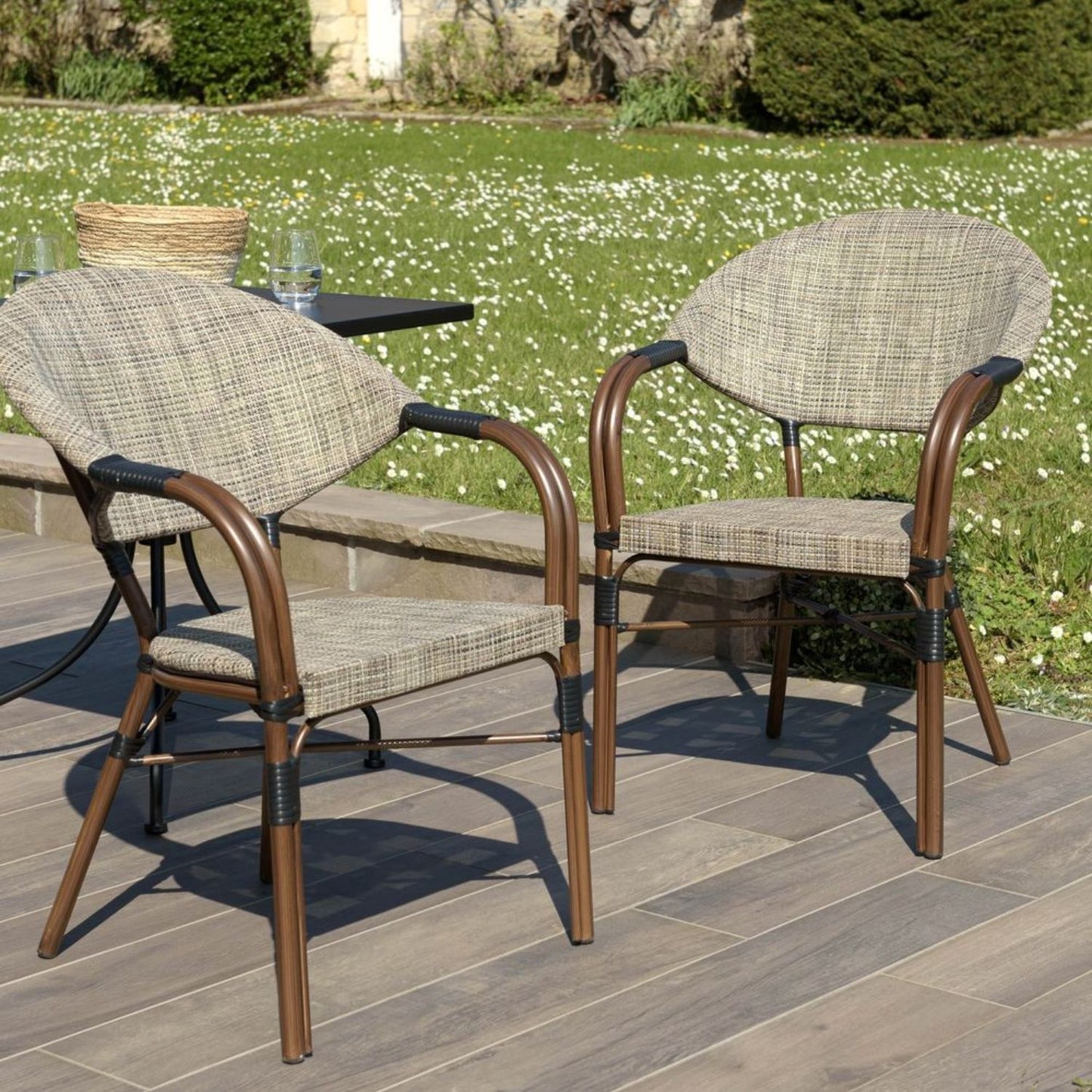 Silla Parisina con apoyabrazos