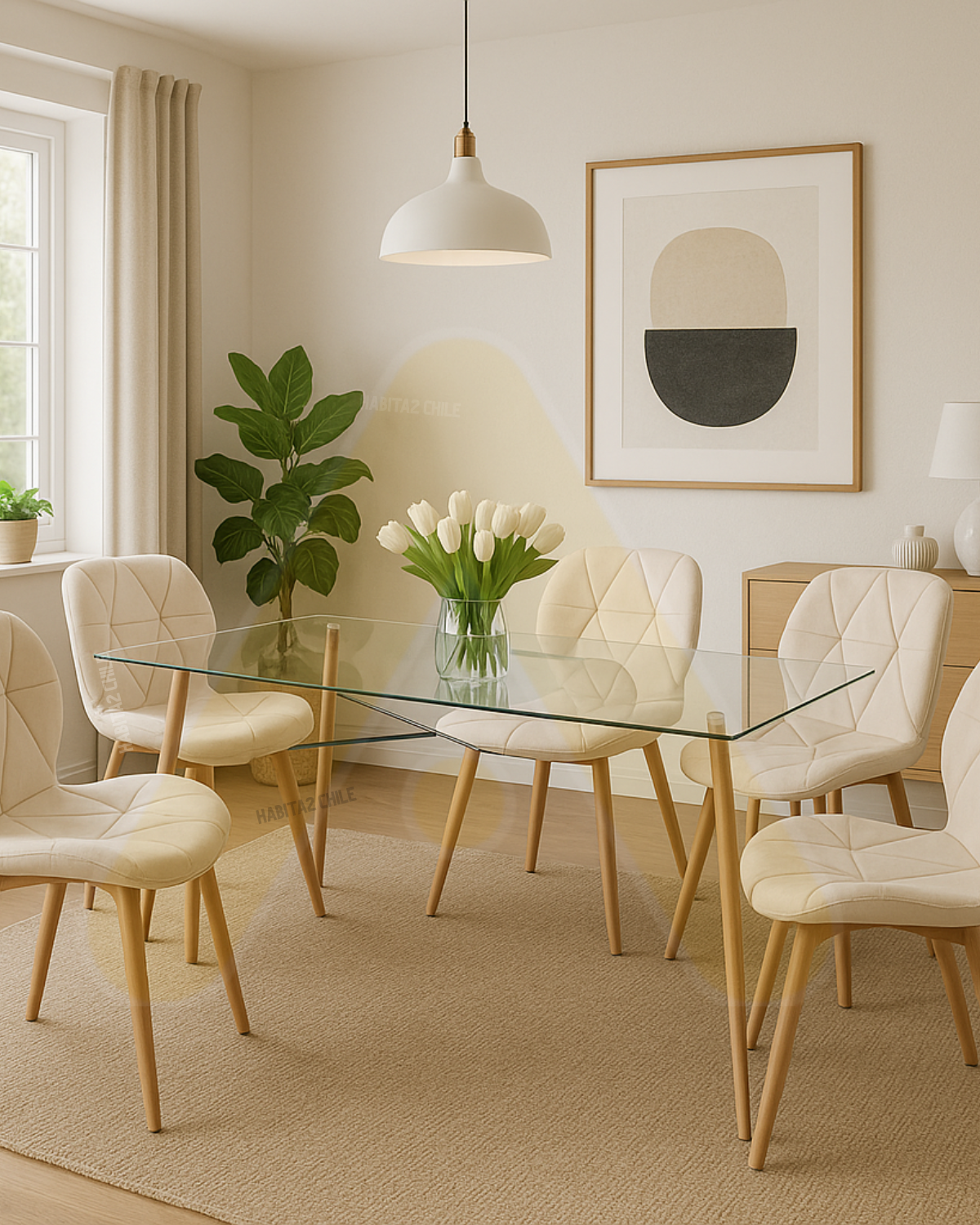Comedor Charles Velvet