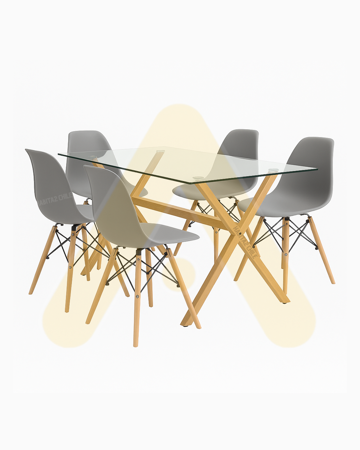 Comedor Eames X 140cm