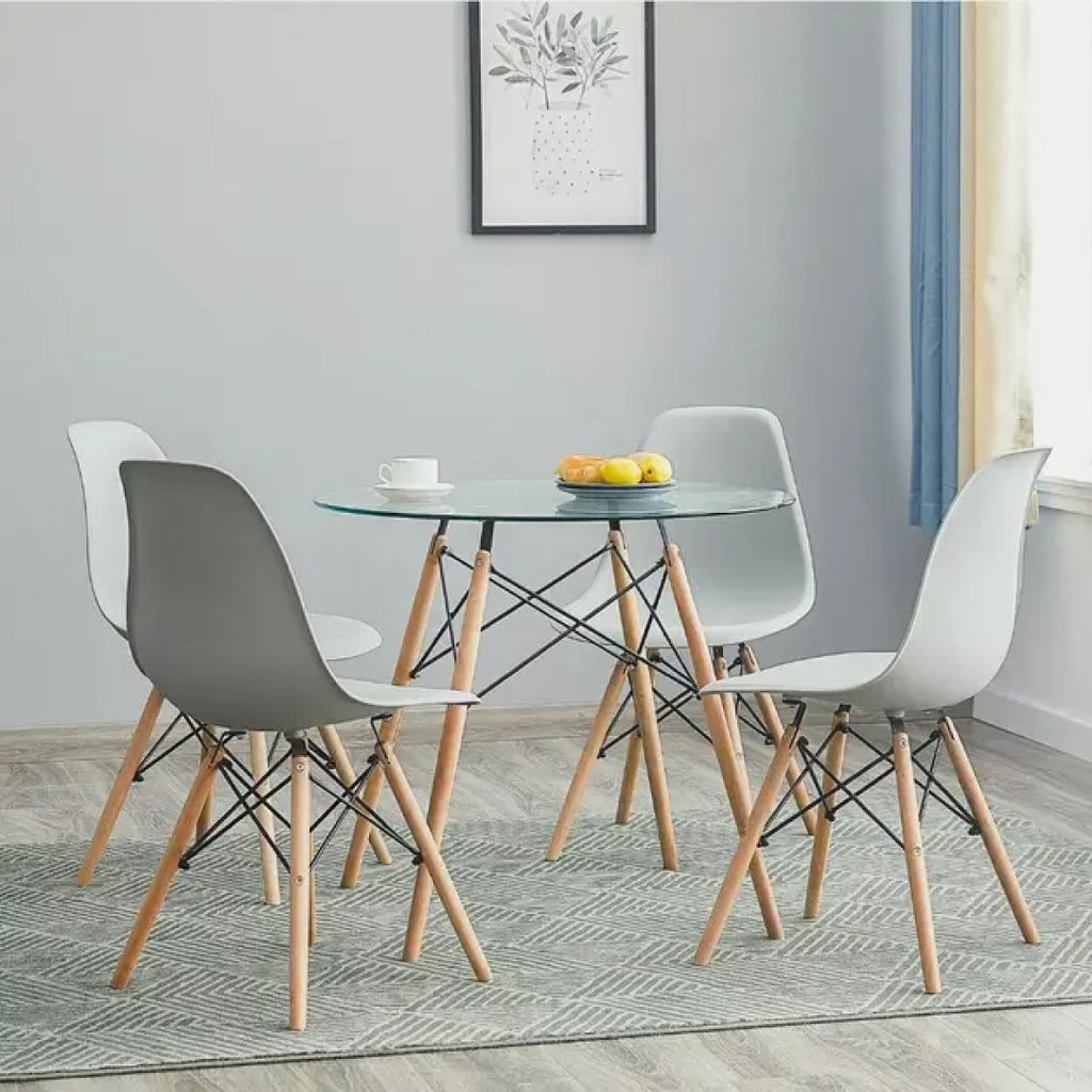 Comedor Eames de Vidrio