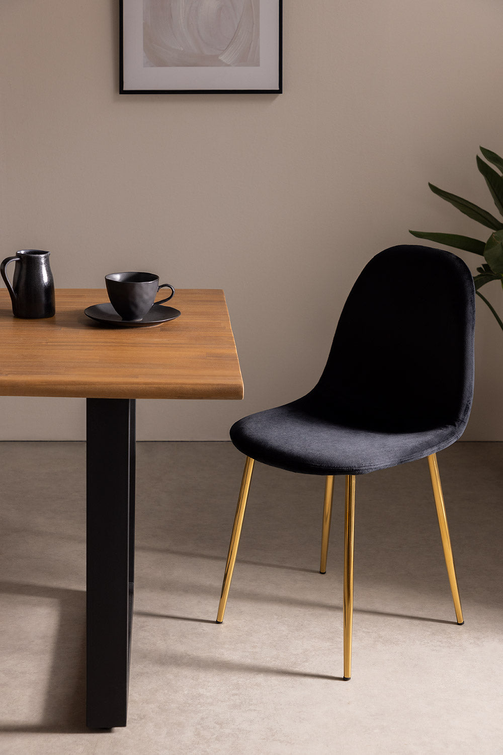 Silla Trendytop Gold Terciopelo