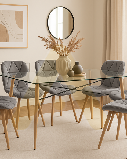 Comedor Charles Velvet