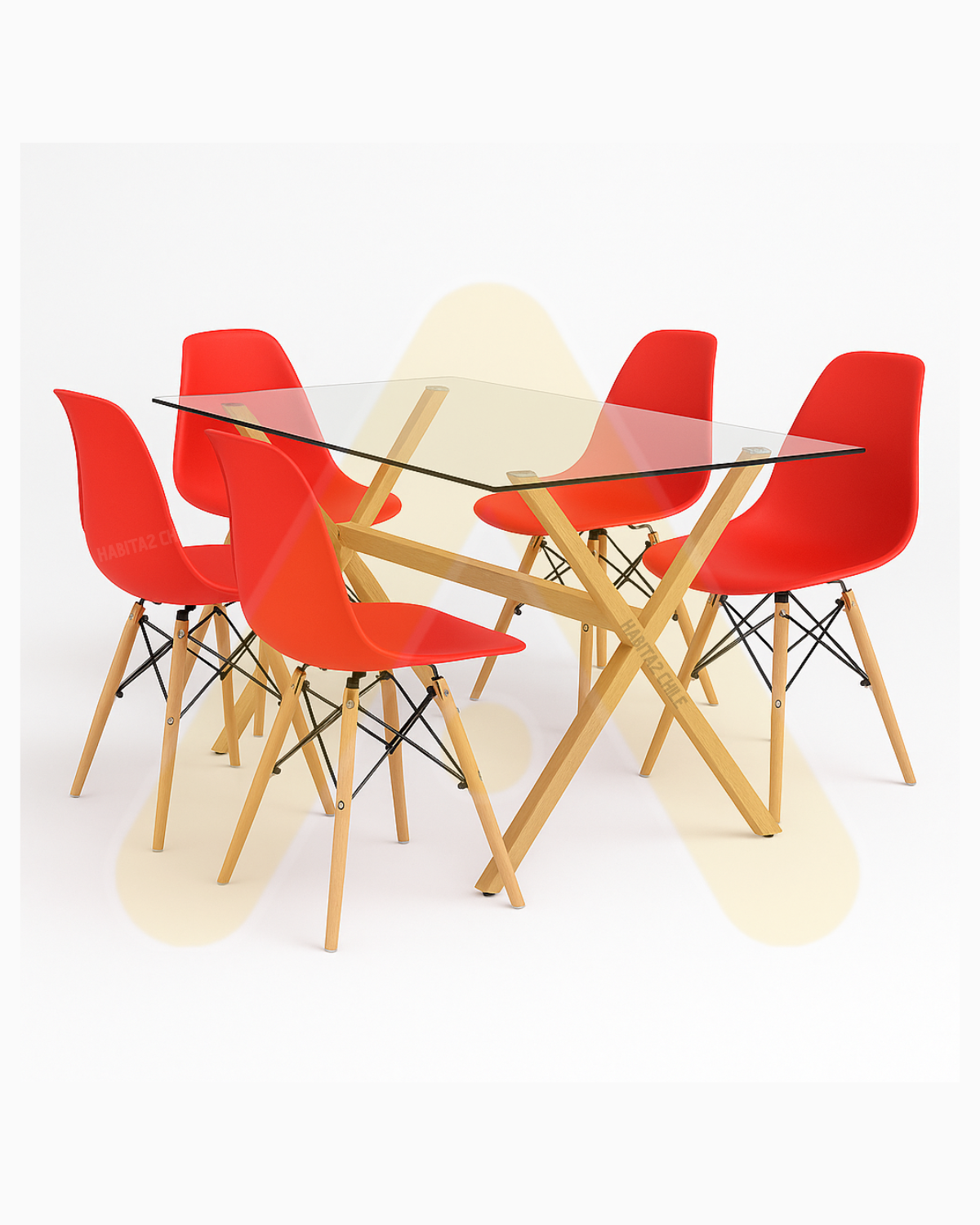 Comedor Eames X 140cm