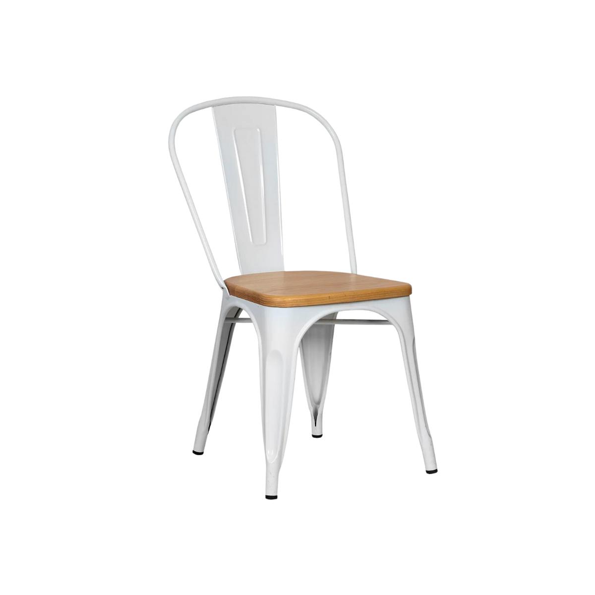 Silla Tolix Wood natural