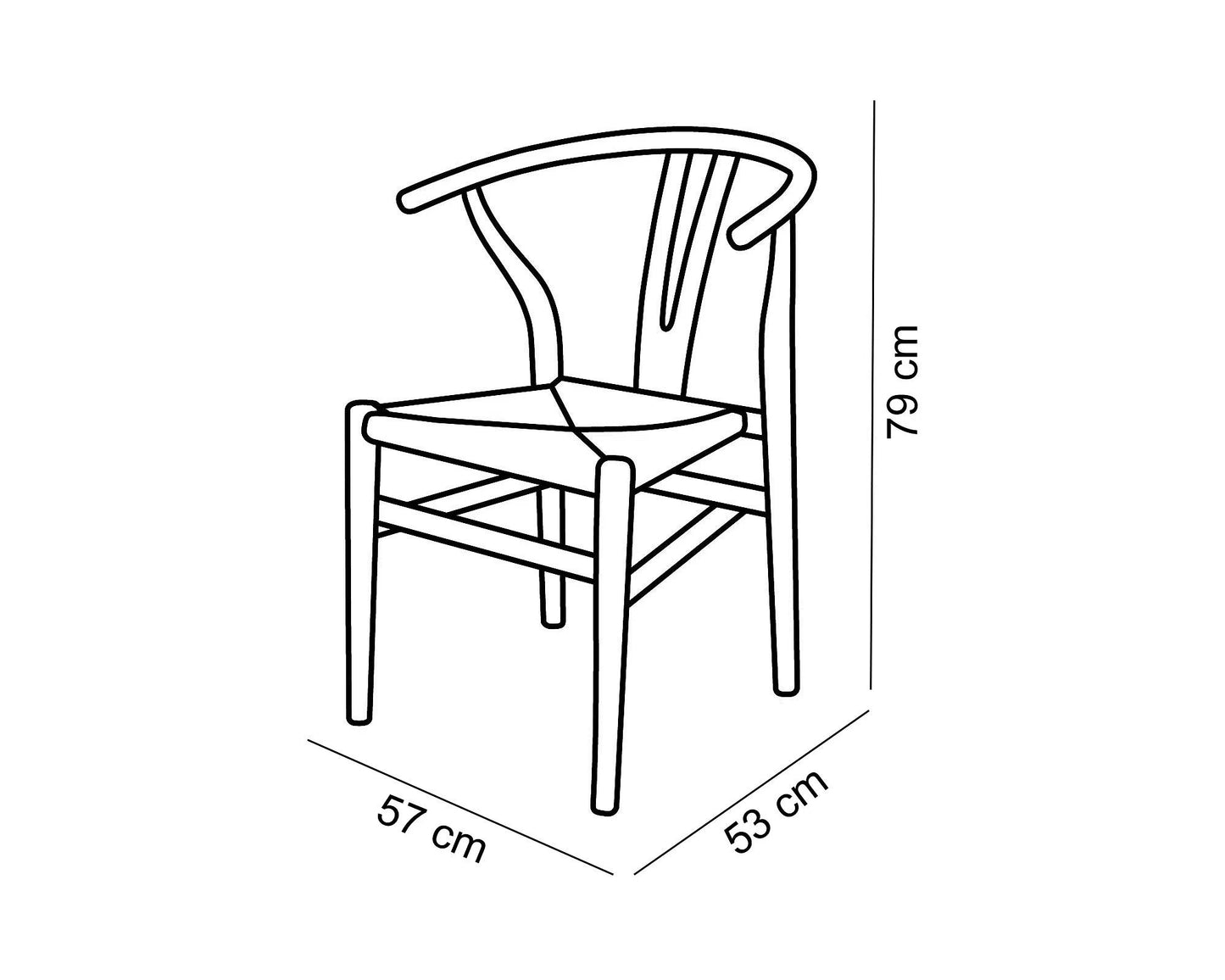 Silla Wish de Madera