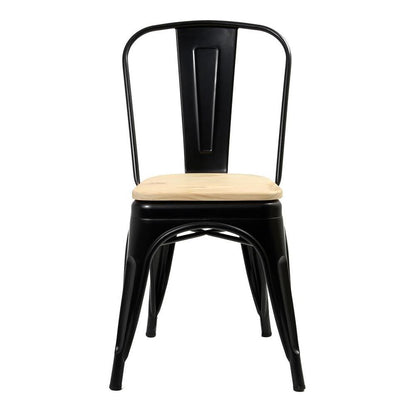 Silla Tolix Wood natural