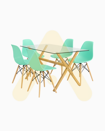 Comedor Eames X 140cm