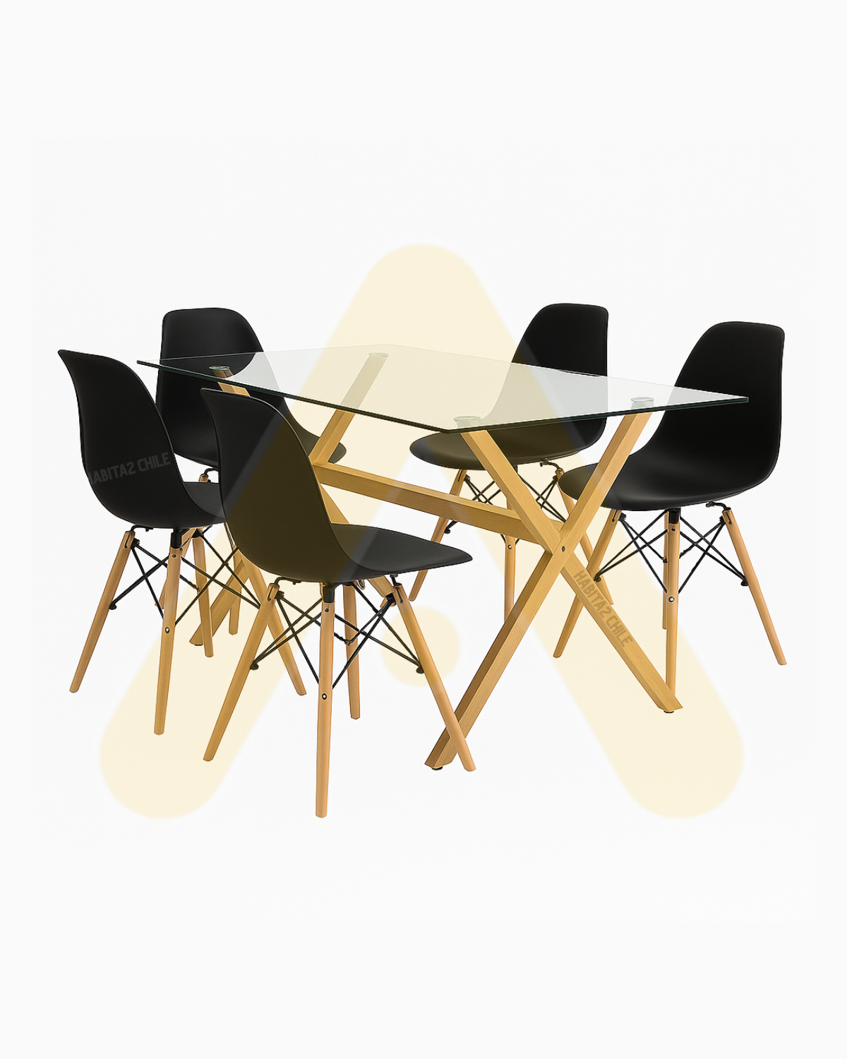 Comedor Eames X 140cm