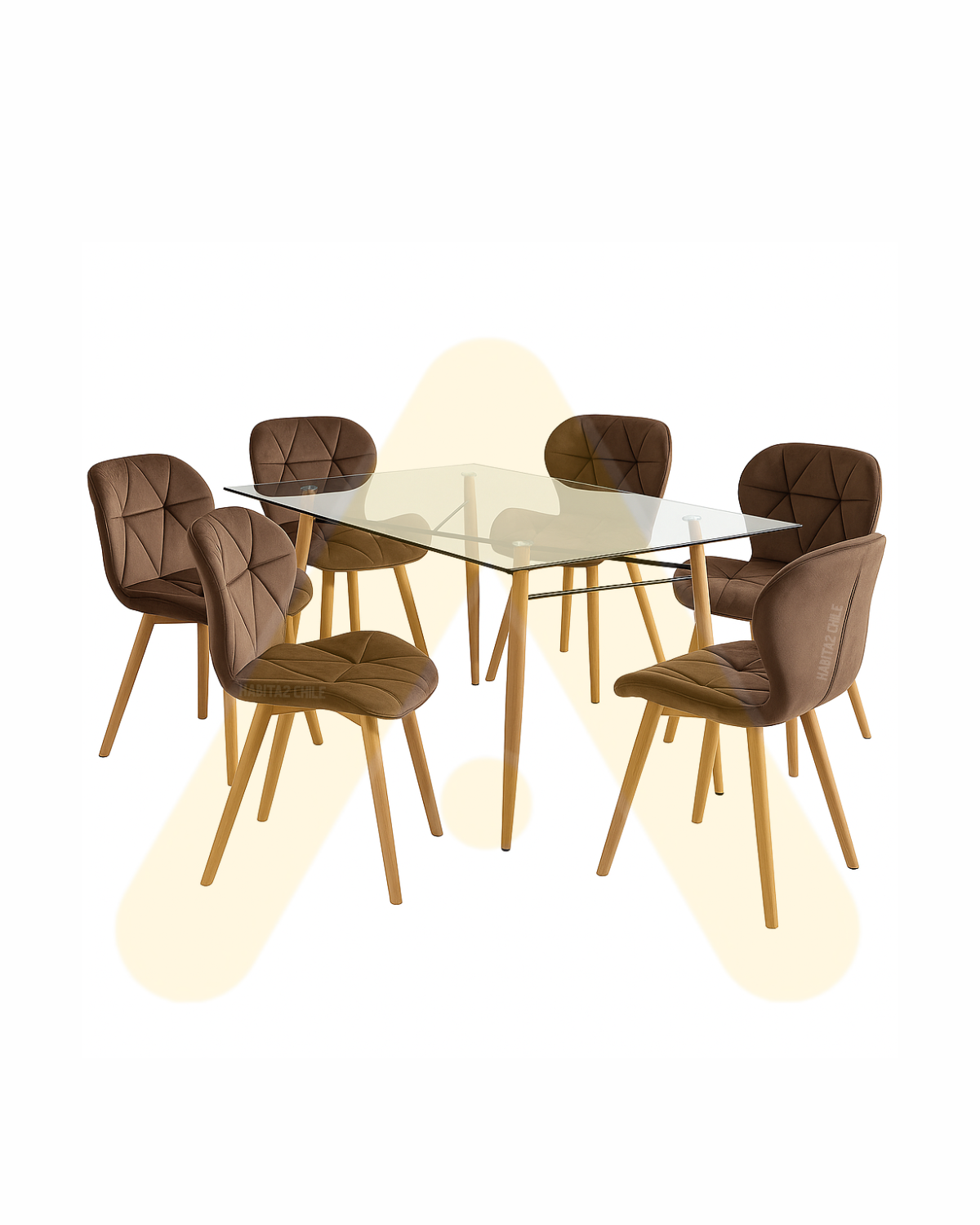 Comedor Charles Velvet
