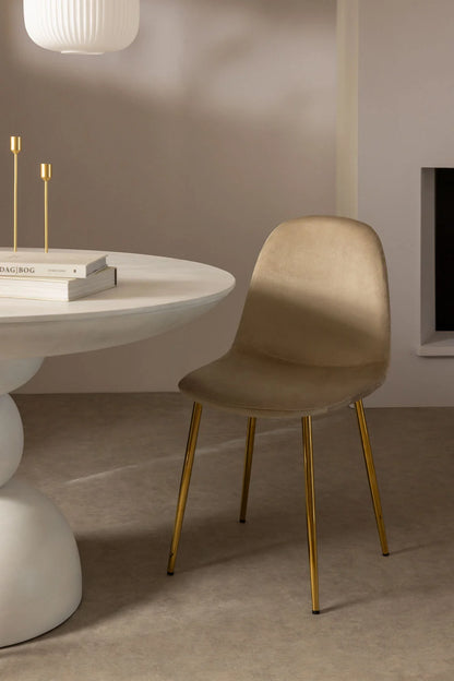 Silla Trendytop Gold Terciopelo