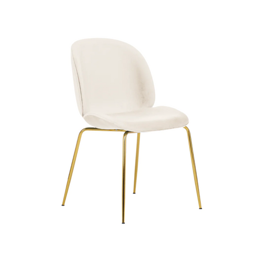Silla Berlín Felpa Gold