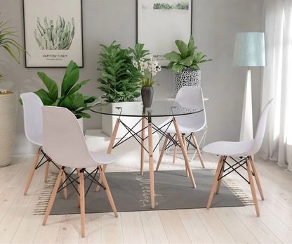 Comedor Eames de Vidrio