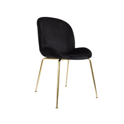Silla Berlín Felpa Gold