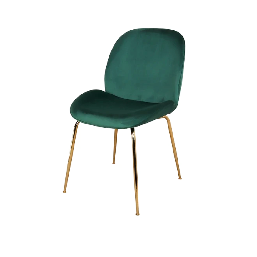 Silla Berlín Felpa Gold