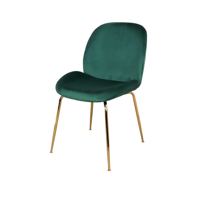 Silla Berlín Felpa Gold