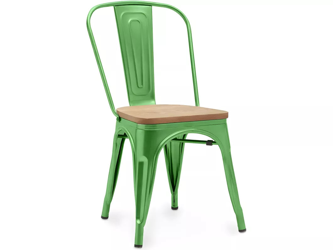 Silla Tolix Wood natural